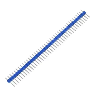 1x40 180 Derece Erkek Pin Header - Mavi