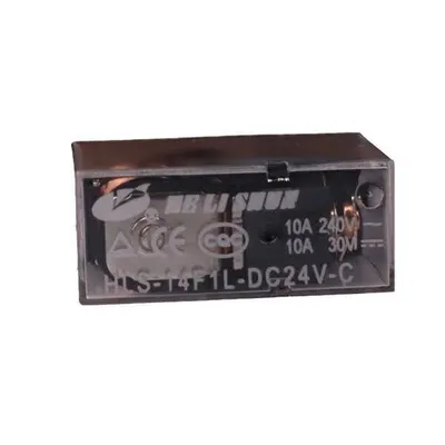 24V 10A Tek Kontak Röle - HLS-14F1L-DC24V-C