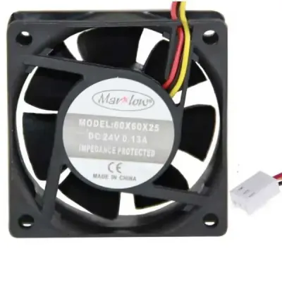 24V DC 3 KABLO FAN 60x60x25mm