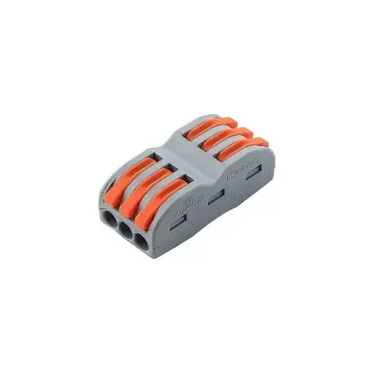 3 Giriş 3 Çıkış Vidasız Klemens - 12-28AWG
