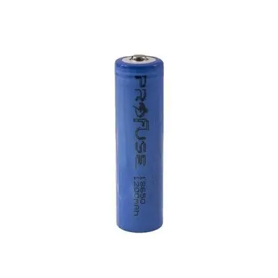 3.7V 1200mAh 18650 Li-ion Şarjlı Pil - Başlı