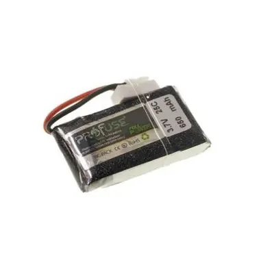 3.7V 1S Lipo Batarya 650mAh 25C