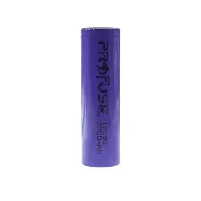 3.7V 2000mAh 18650 Li-ion Şarjlı Pil - Başsız