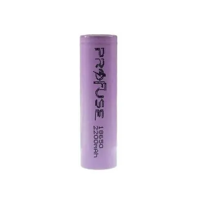 3.7V 2200mAh 18650 Li-ion Şarjlı Pil - Başsız