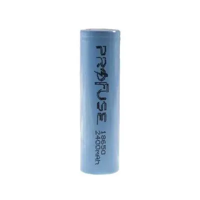 3.7V 2400mAh 18650 Li-ion Şarjlı Pil - Başsız