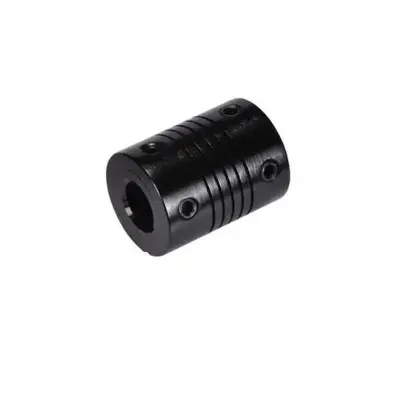 3D Printer Esnek Kaplin 5x8mm Coupler - Siyah