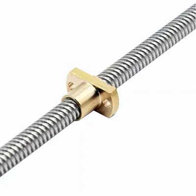 3D Yazıcı Z Ekseni Vidalı Mil Somun 515mm - Trapez T8 8mm - CR10