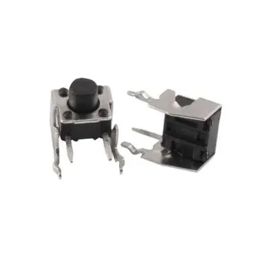 4 Pinli Tact Switch 90 Derece - 6x6x6mm