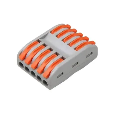 5 Giriş 5 Çıkış Vidasız Klemens - 12-28AWG