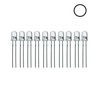 5mm Beyaz Led - 10 Adet