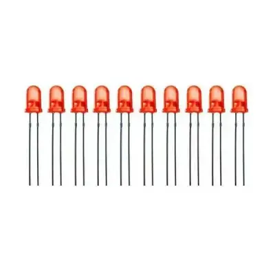 5mm Kırmızı Led - 10 Adet