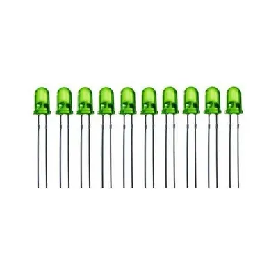 5mm Yeşil Led - 10 Adet