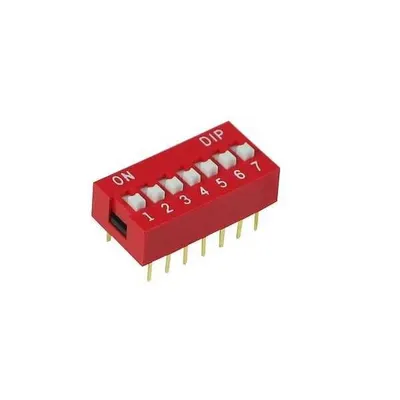 7 Pin Piyano Tip Dip Switch