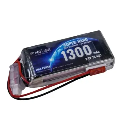 7.4V 2S 1300mAh 40C Lipo Batarya