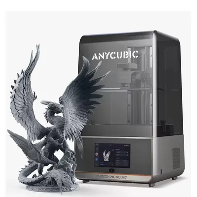Anycubic Photon Mono M7 14K Reçine 3D Yazıcı + Wash & Cure 3 Plus HEDİYE
