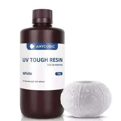 Anycubic Tough 3D Yazıcı Reçine - Beyaz - 1Kg