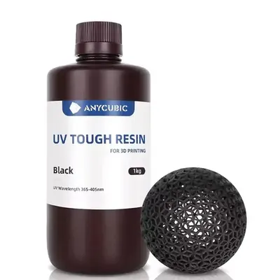 Anycubic Tough 3D Yazıcı Reçine - Siyah - 1Kg