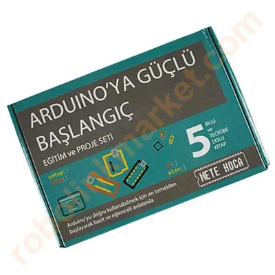 Arduino Güçlü Başlangıç Eğitim ve Proje Seti - Mete Hoca