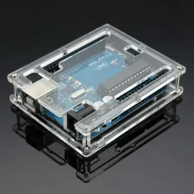 Arduino Uno R3 Pleksi Koruma Kutusu Case - Şeffaf