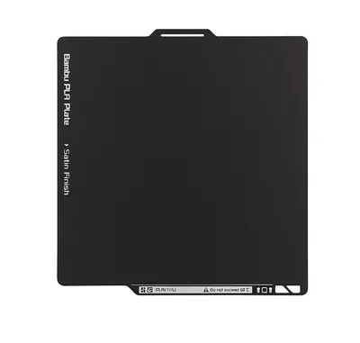 Bambu Lab Orijinal PLA Satin Plate FAP005 - A1 / P1 / X1 Uyumlu 256x256mm