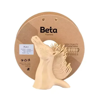 Beta PLA Plus Filament Natural Ten 1.75mm 1000gr