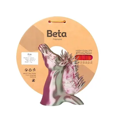 Beta PLA Silk Altın-Yeşil-Fuşya Filament 1.75mm 1000gr