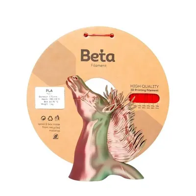 Beta PLA Silk Kırmızı-Yeşil Filament 1.75mm 1000gr