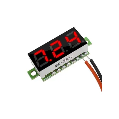 Dijital DC Voltmetre - Kırmızı