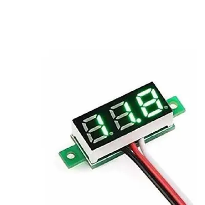 Dijital DC Voltmetre - Yeşil