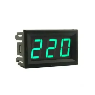 Dijital Voltmetre AC 30-500V - Yeşil