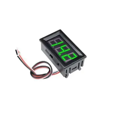 Dijital Voltmetre DC 0-100V Yeşil