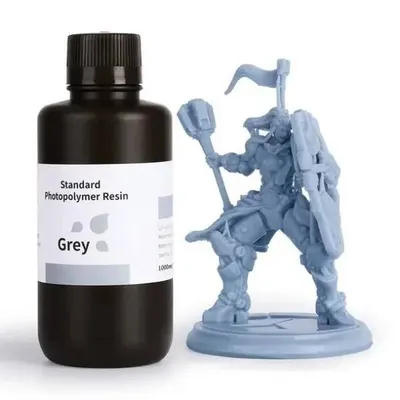 ELEGOO 3D Yazıcı Standart Reçine - Gri - 1Kg