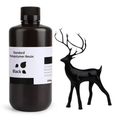 ELEGOO 3D Yazıcı Standart Reçine - Siyah - 1Kg