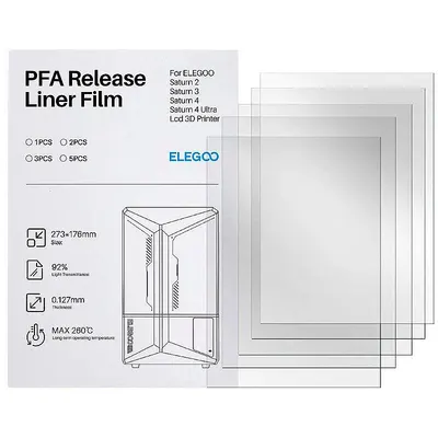ELEGOO PFA Film 5 Adet- Saturn 4/4 Ultra