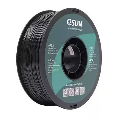 Esun ASA Filament Siyah 1.75mm 1000gr