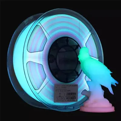 Esun PLA Karanlıkta Parlayan Filament Rainbow 1.75mm 1000gr