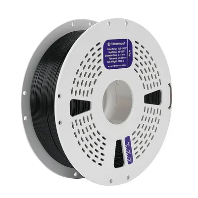 Fibromast Transparan PLA Siyah Filament 1.75mm 1000gr
