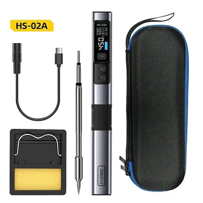 FNIRSI HS-02A Akıllı Elektrikli Havya 100W
