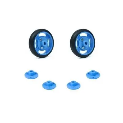 Geçmeli Tekerlek Seti 50x11mm - Mavi