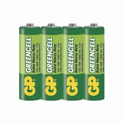 GP GreenCell 1.5V AA Kalem Pil 4'lü