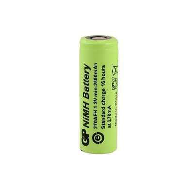 GP270AFH-2 2700mA 1.2V NIMH Şarjlı Düz Kafa Pil