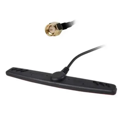 GSM T Strip Anten - 3m RG174 Kablolu - SMA Erkek