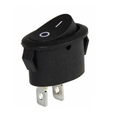 IC-134C Oval Işıksız Anahtar ON-OFF 2P