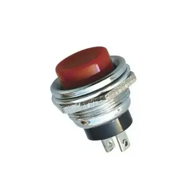 IC-180 Buton 16mm - Kırmızı