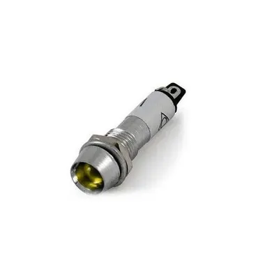 IC-225 Sinyal Lambası 8mm Metal 220V - Sarı