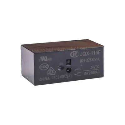 JQX-115F ( HF115 ) / 024-2ZS4 Röle 24VDC 8A
