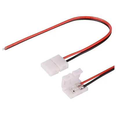 IC-272E-1 2 Pin Kablolu Şerit LED Konnektörü - 15cm Lehimsiz Ara Bağlantı