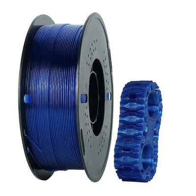 Kingroon Petg Basic Transparan Blue Filament 1.75mm 1000gr
