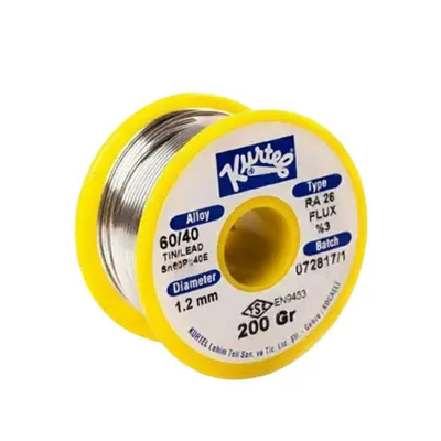 Kurtel Lehim Teli 60/40 - 1.2 mm - 200 Gr