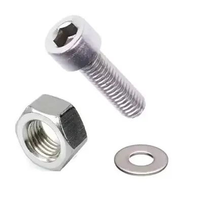 M3x8 İmbus Vida Somun ve Pul Seti - 10'lu Paket